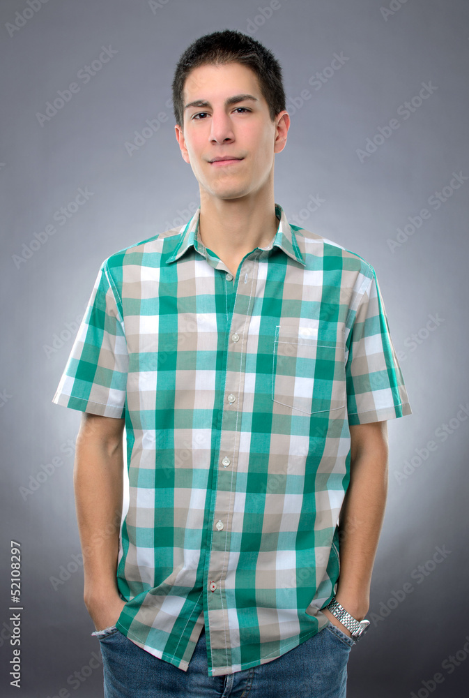Casual man with hands in his pockets Casual man with hands in his pockets