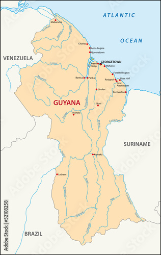 Guyana map