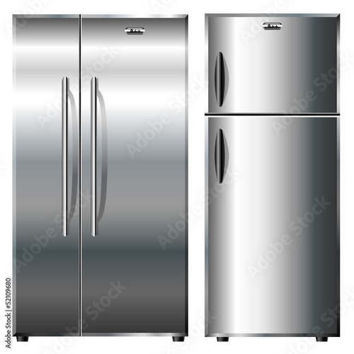 Metalic refrigerators