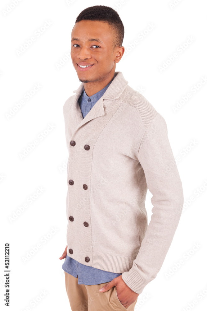 Casual young african man posing Casual young african man posing