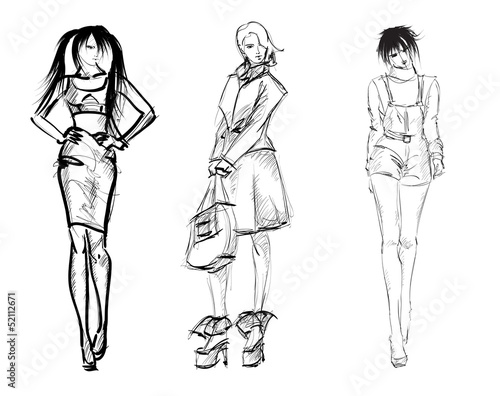 SKETCH. fashion girls