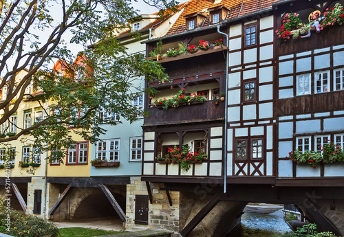 Bridge Kramerbrucke, Erfurt, Germany