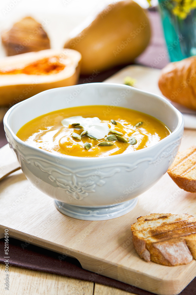 Butternut squash soup Butternut squash soup