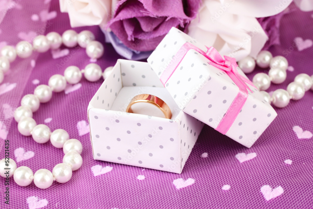 Conceptual photo: wedding in violet color style Conceptual photo: wedding in violet color style