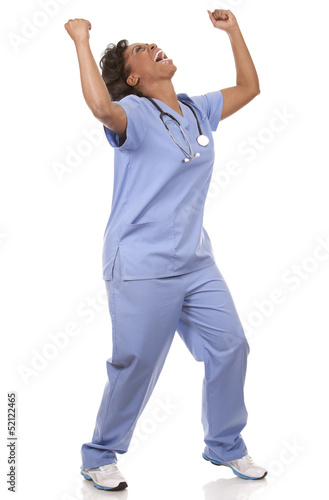 nurse very excited © Zdenka Darula