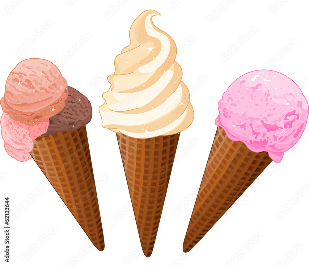 Obraz premium Ice cream