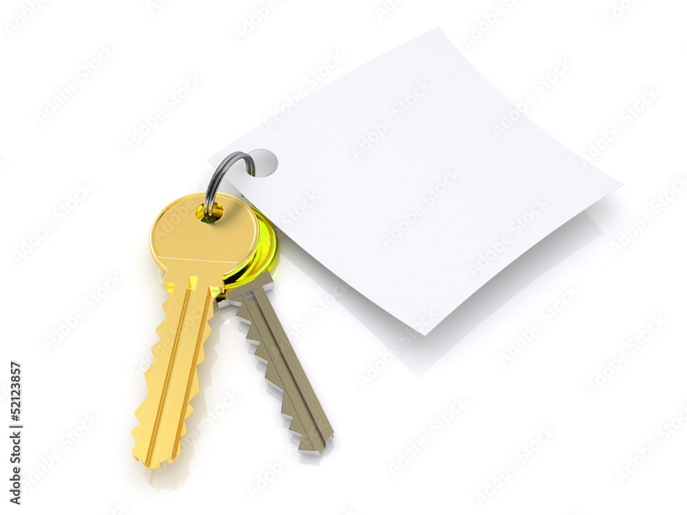 key and paper key and paper