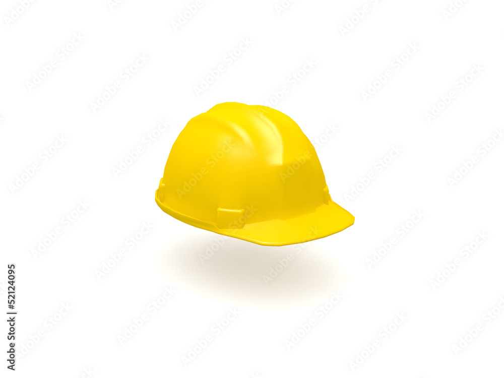 3D Yellow Hard Hat 3D Yellow Hard Hat