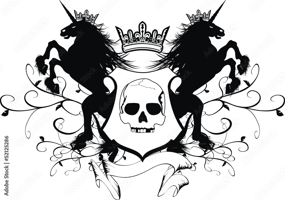 heraldic unicorn coat of arms10