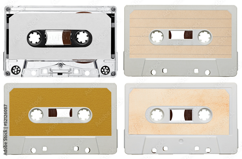 Fototapeta premium music audio tape vintage