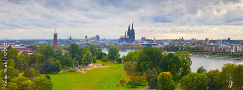 Panorama of Cologne photo