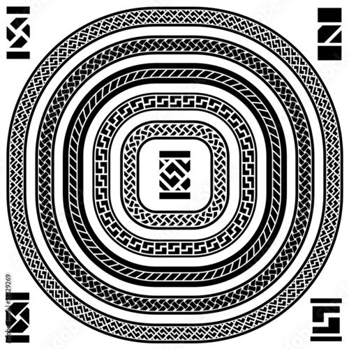 vector seamless ornamental frames