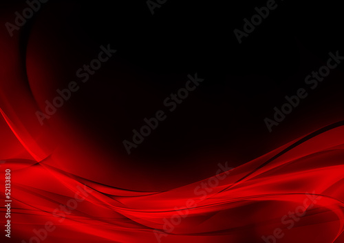 Fototapeta Streszczenie świecące czerwone i czarne tło