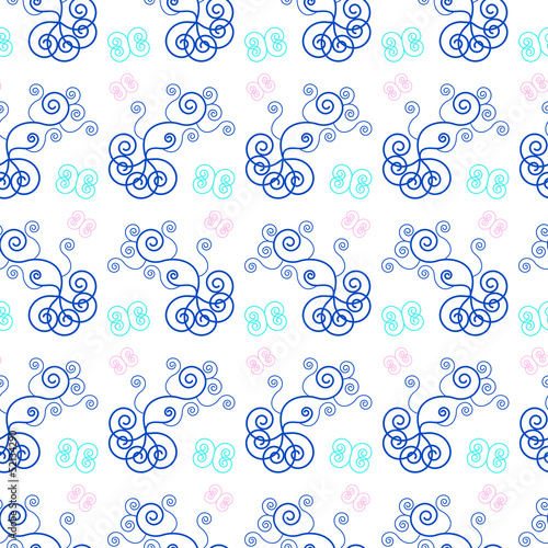 pattern with flourishes