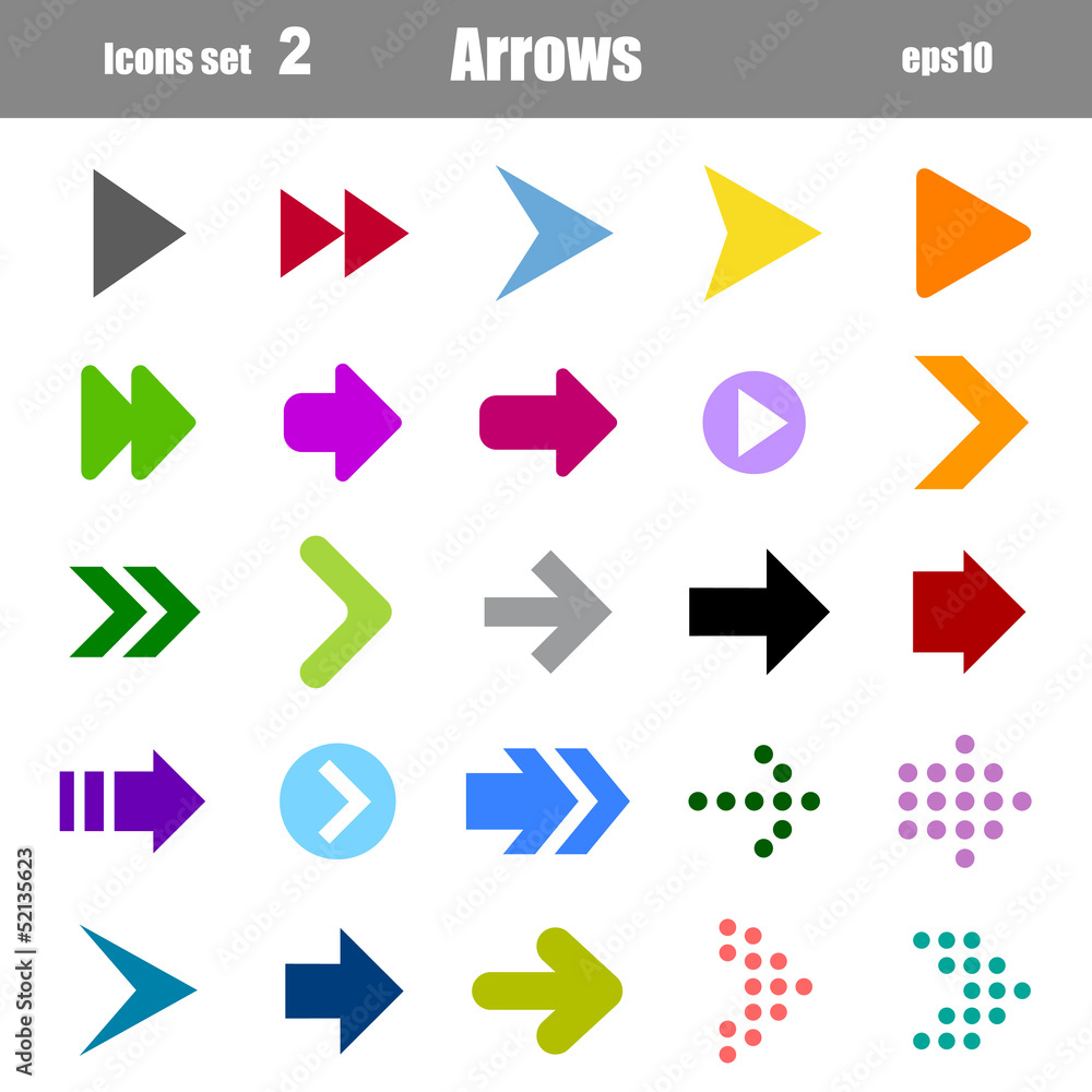 arrows set 2 arrows set 2