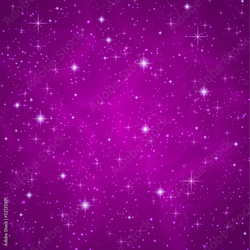 Abstract background: sparkling, twinkling stars. Universe
