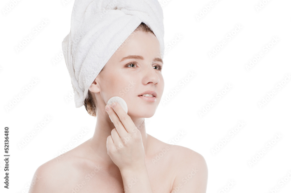 Young woman with perfect health skin of face Young woman with perfect health skin of face