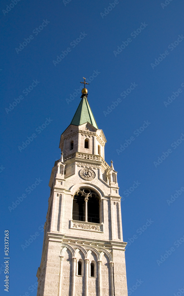 Kirche in Cortina d´Ampezzo - Dolomiten - Alpen