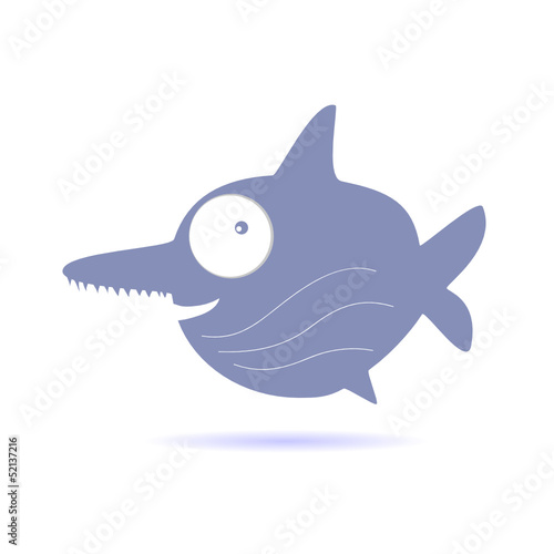 swordfish vector illustration