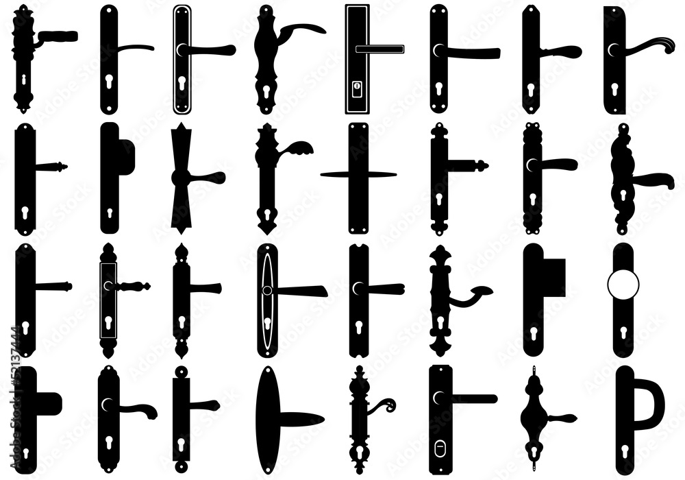 Set of door knobs Set of door knobs