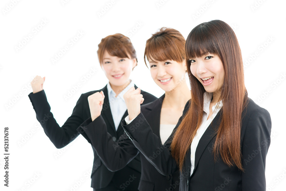 Beautiful asian businesswomen isolated on white background Beautiful asian businesswomen isolated on white background