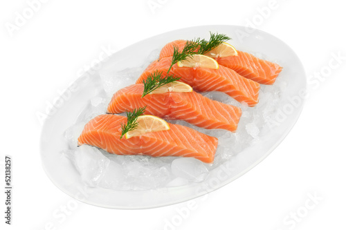 Lachs filets; Beschneidungspfad