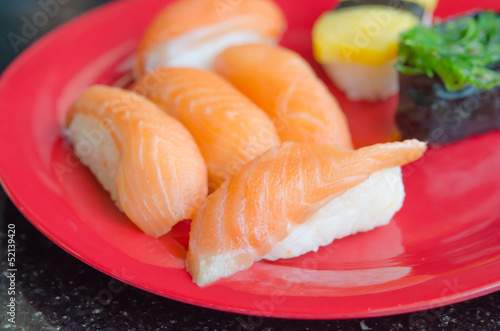 salmon sushi