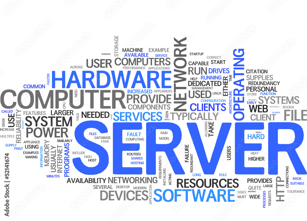 Server (english tag cloud)