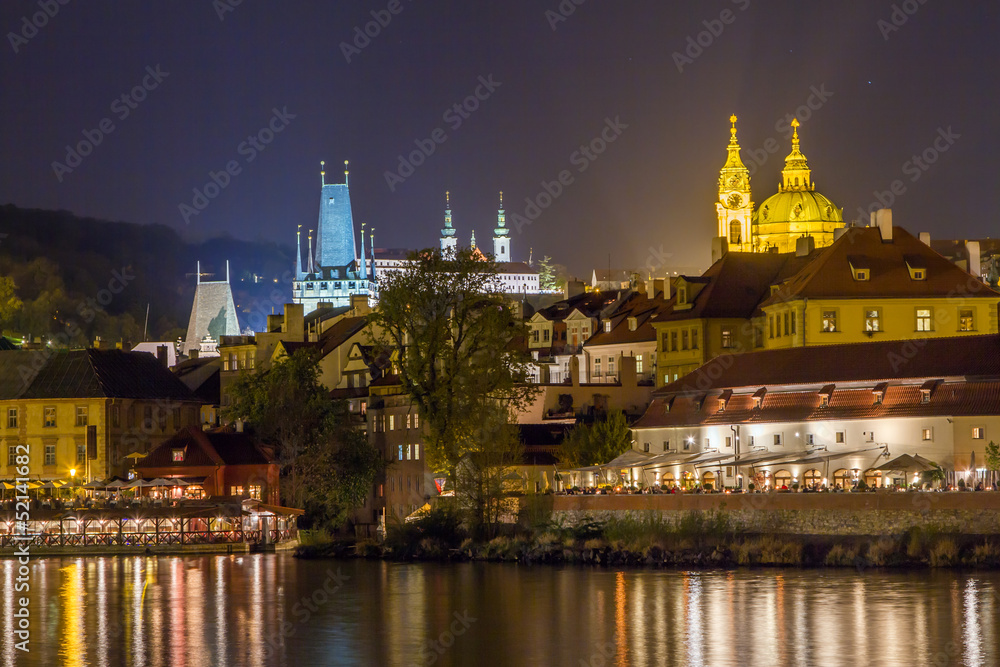 Obraz premium Night Prague