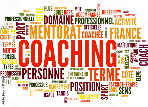 Coaching (tag cloud français) #52141602
