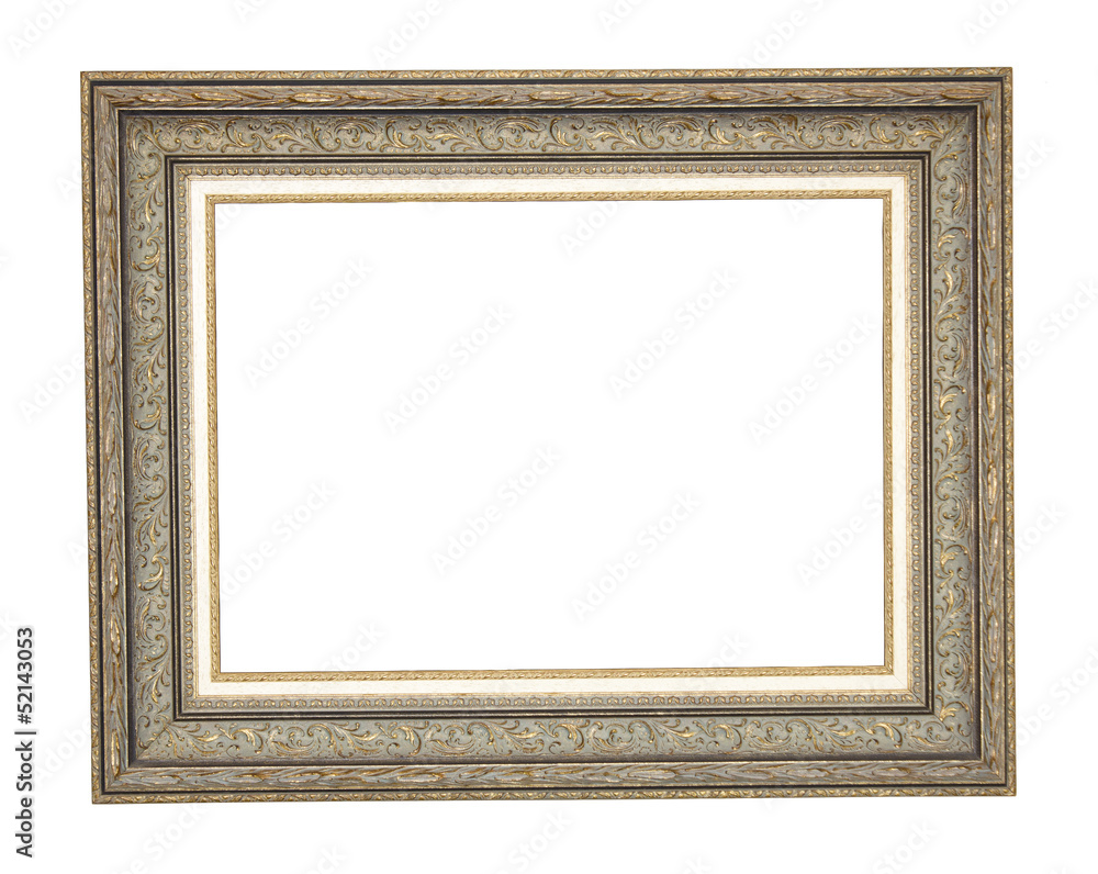 Marco de cuadro hecho de madera tallada