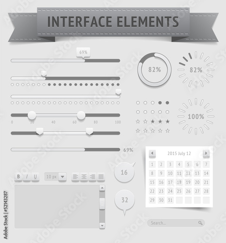 User interface elements