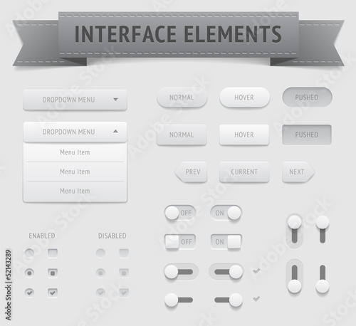 User interface elements