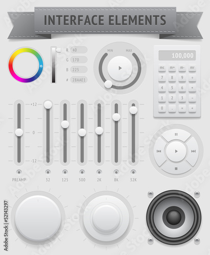 User interface elements