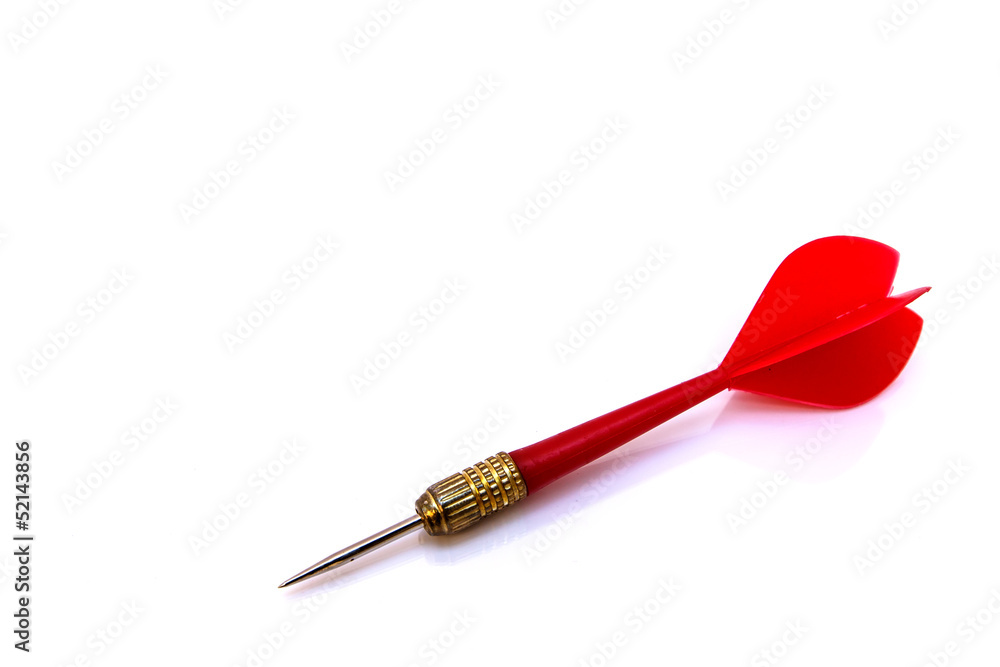Red darts isolated Red darts isolated