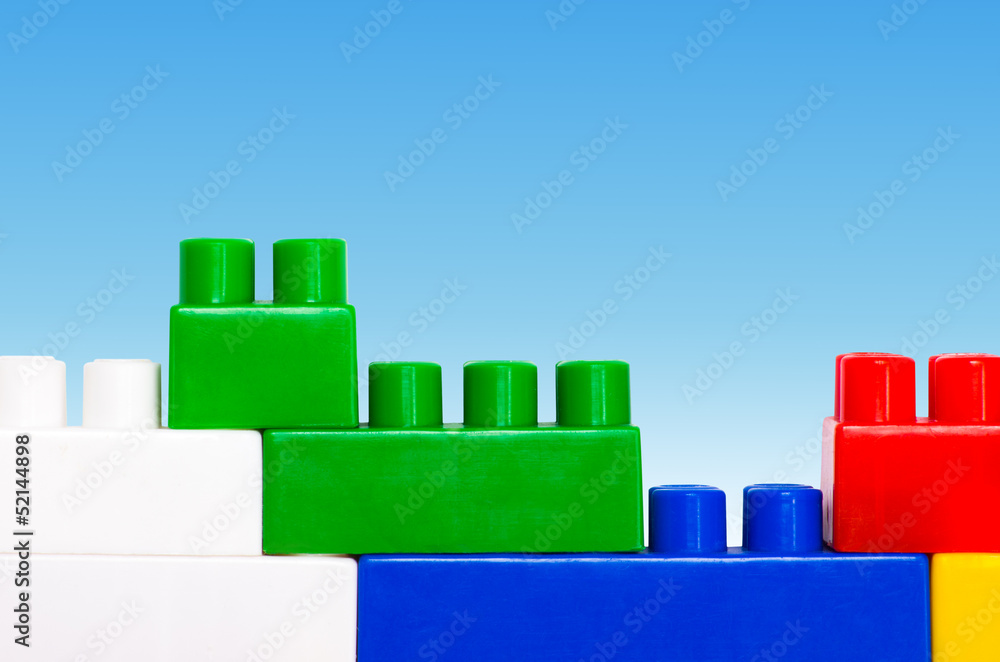 Plastic construction blocks Plastic construction blocks