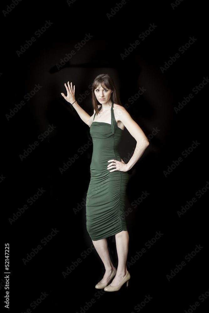 Beautiful Young Woman with Brown Hair and Eyes Beautiful Young Woman with Brown Hair and Eyes
