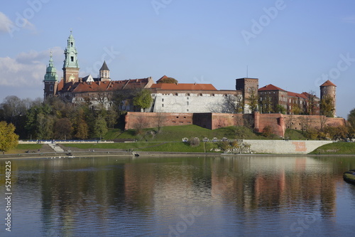 widok na Wawel od strony Wisły