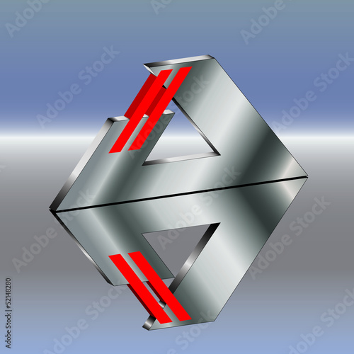 Logo power A 3d
