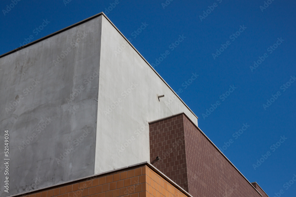 Architectural detail of a modern building Architectural detail of a modern building