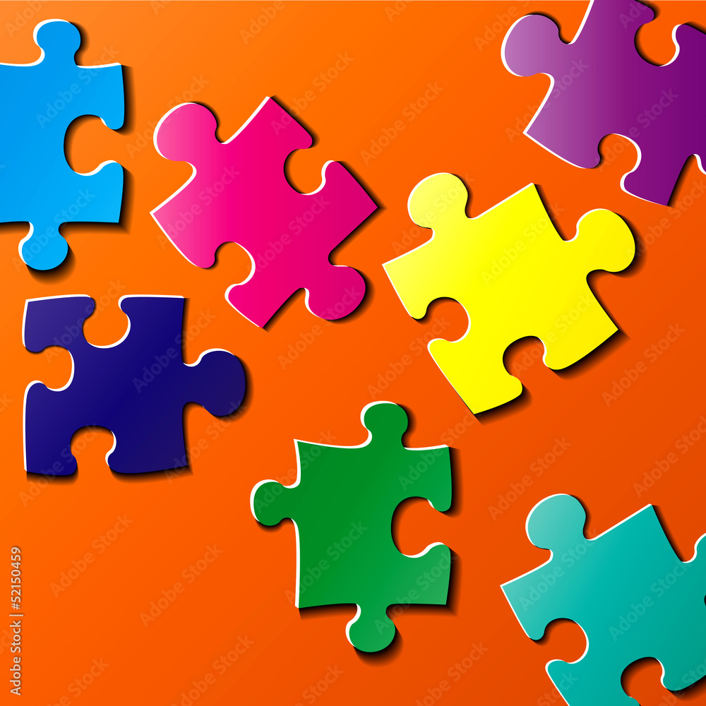 Obraz premium Puzzle Teile