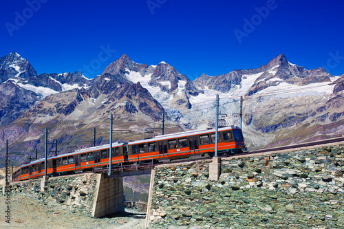 Train in Alps