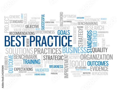 "BEST PRACTICE" Tag Cloud (business quality process improvement)