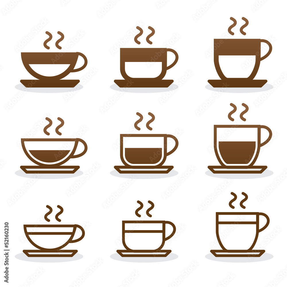 Set coffee cups Set coffee cups