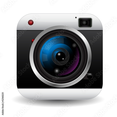 Retro camera icon