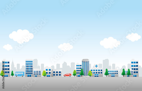 都市 背景