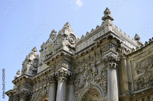 Details of Baroque Architecture at Dolmabahce Palace