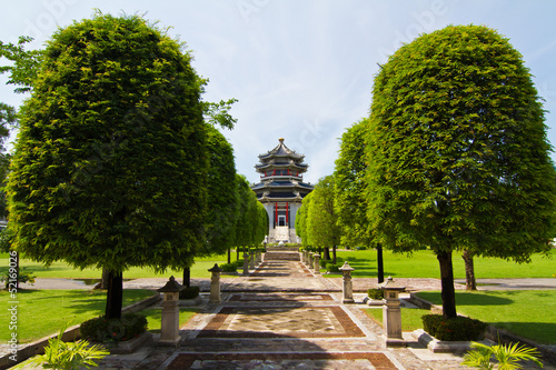 Pathway in chinese temple