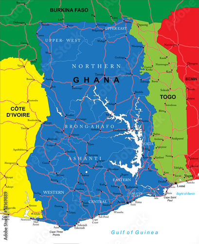 Ghana map