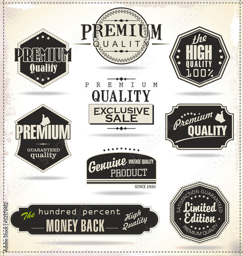 Collection of Premium Quality with retro vintage styled design